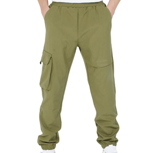Pantalon Cargo Homme – Vente en Gros, Conception Personnalisée, Multi-Poches, Utilitaire Extérieur, Taille Élastique – Fournisseur d'Usine de Vêtements OEM ODM - Product Image 3