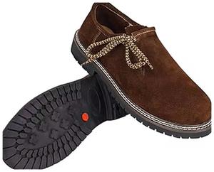 Zapatos informales de cuero de primera calidad para hombre, color marrón, cómodos, con cordones, planos - Product Image 1