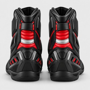 Bottes courtes de moto conçues par des experts, matériaux durables, fermeture sécurisée et soutien confortable pour les motards sur route - Product Image 3