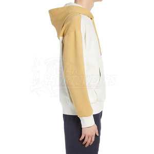Sweat à capuche décontracté d'hiver pour homme de qualité supérieure, couleur unie, logo personnalisé, tissu polaire épais, avec poches, 100 % coton, prix compétitif - Product Image 3