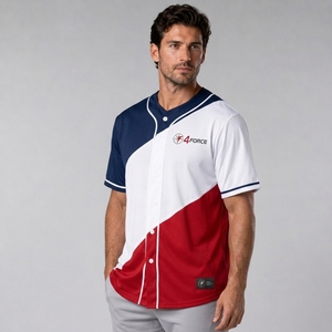 Camiseta de Béisbol Premium, Tejido de Poliéster Transpirable, Absorbe la Humedad, Secado Rápido, Ajuste Atlético, Sublimación Personalizada, Ropa Deportiva para Equipos - Product Image 4