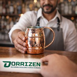 Vente en gros de mugs Moscow Mule en cuivre 400 ml, étanches, réutilisables, écologiques, compatibles lave-vaisselle, personnalisables, exportation usine, bière - Product Image 4