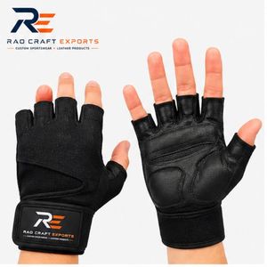 Gants de sport confortables pour la musculation, aident à prévenir les callosités, améliorent la force de préhension et offrent un soutien pour chaque entraînement de musculation, demi-doigts. - Product Image 1