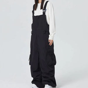 Custom Waterproof Breathable Cargo Ski Bib Pants Men Women Insulated Snowboarding <b>Overalls</b> <b>Winter</b> Outdoor Snow Wear Trousers - Product Image 4