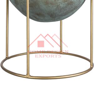 Décoration intérieure et extérieure Décoration de jardin Jardinière en métal sur support Meilleure qualité Patine Couleur Finitions Pots de fleurs Jardinière - Product Image 5