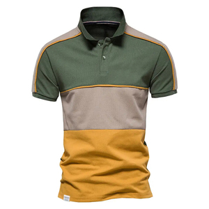 Camiseta de manga corta para hombre con diseño nuevo de verano, logotipo personalizado, informal, con cuello tipo polo, para negocios, golf, tela piqué, logotipo personalizado - Product Image 3