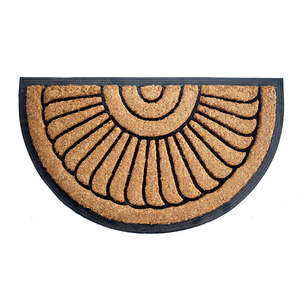 Tapis en fibre de coco avec support en caoutchouc pour usage extérieur - Product Image 2