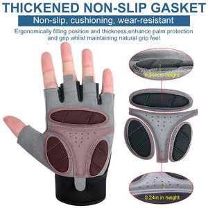 Gants de musculation personnalisés de haute qualité avec logo, pour hommes et femmes, pour la musculation, le fitness et la force athlétique. - Product Image 5