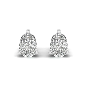 Pendientes de Diamantes Redondos Cultivados en Laboratorio de 4 Quilates, Color E, Claridad VS1, Certificados por IGI, con Incrustaciones de Oro de 14K, Calidad Premium para Mujer - Product Image 1
