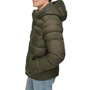 Veste matelassée chaude d'hiver pour hommes |   Manteau matelassé léger, vêtements d'extérieur décontractés et élégants pour le froid, fournisseur OEM ODM - Product Image 1