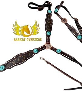 Selle Western en Cuir Véritable Souple et Léger, Modèles Tendance avec Strass, Qualité Supérieure et Durable - Product Image 1