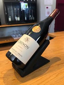 Modern Slide Style Wine Holder Gold Metal Stand Perfect For Kitchen Countertop Party And Event <b>Table</b> Styling From India - Product Image 3