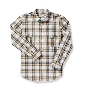 Camisa a cuadros cómoda de corte regular para uso diario en la oficina, camisa informal con botones, manga larga para exteriores, camisas formales. - Product Image 1