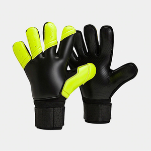 Guantes de Portero de Fútbol Profesional Transpirables de Algodón/Poliéster/Spandex con Protección de Dedos Extraíble y Cierre de Gancho y Bucle - Product Image 2