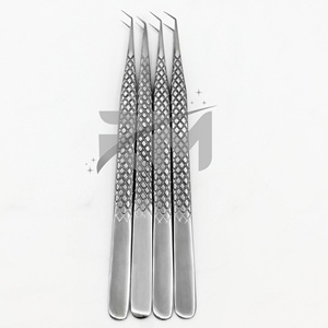 Juego de Pinzas para Extensión de Pestañas RMI Diamond Grip Volume, Punta Puntiaguda de Acero Inoxidable de Alta Calidad para Uso en Extensión de Pestañas - Product Image 1