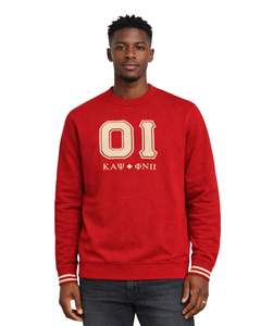 Suéter Personalizado de Chenilla Kappa Alpha Psi, Ropa de Fraternidad Griega con Artesanía Premium, Estilo Clásico y Ajuste Cómodo - Product Image 1