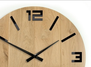 Sang trọng quá khổ mộc mạc Đồng hồ treo tường với đau khổ bằng gỗ và trang trại thẩm mỹ cho hợp thời trang bán buôn trang trí nội thất người mua - Product Image 4