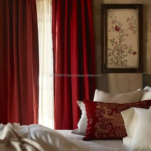 Cotton 2-<b>Panel</b> Sheer Window <b>Curtains</b> Elegant Drapes & Valances for Living & Bedroom <b>Door</b> Windows - Product Image 1