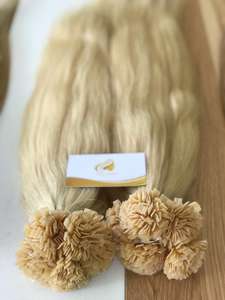 Extensiones de Cabello Vietnamita Remy de Alta Calidad, Puntas de Queratina Nano Caliente, Cutícula Alineada, Cabello Virgen Brasileño, Envío Mundial - MOQ 300 Gramos - Product Image 3