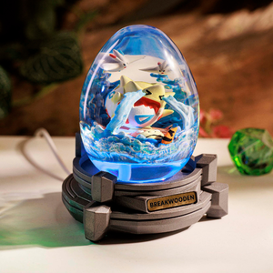 Lampe en résine personnalisée, lampe en résine Snolax, veilleuse personnalisée, lampe Pokémon en époxy, lampe Art Déco, cadeau personnalisé, cadeau fait main - Product Image 6