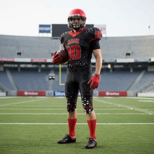 High Quality American Football Jerseys Uniform <b>Set</b> Custom Team Name Number Sports Apparel Breathable Athletic Wear Uniforms Men - Product Image 3