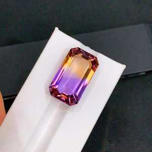 Pierre précieuse Amétrine naturelle de qualité supérieure, taille octogonale violette, pierre brute certifiée par un tiers, pour la fabrication de bijoux, bagues, pendentifs, et la lithothérapie - Product Image 5