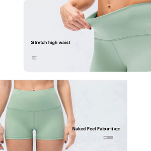 Nuevos Shorts Deportivos Cortos de Color Liso Hechos a Medida al por Mayor, Shorts de Algodón para Mujer, 2026 - Product Image 5