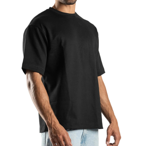 Nueva Llegada: Camiseta Oversize Ligera de Cuello Redondo y Corte Holgado 100% Algodón, Etiqueta Privada, Premium, Estilo Urbano, Transpirable - Product Image 3