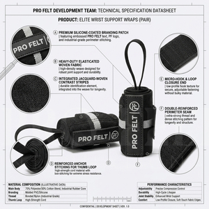 Latest Design Custom Polyester Wrist Wraps for Weightlifting Gym Training Support Heavy Duty Elastic Fitness Wrist <b>Straps</b> - Product Image 2