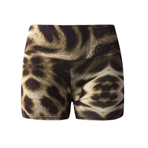 Nouveaux shorts de sport pour femmes, taille haute, imprimés par transfert thermique, coupe simple, pour la gym et les activités sportives, légers et coupe-vent, vente en gros - Product Image 1