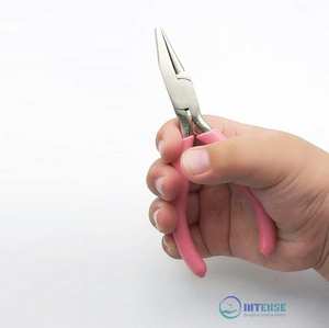 Pince à bec en acier inoxydable pour la fabrication de bijoux, outil de pliage de fil et de création de anneaux métalliques - Product Image 2