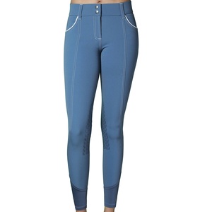 Pantalon d'équitation extensible 4 directions de haute qualité, leggings, collants, vêtements d'équitation en tissu technique au toucher doux - Product Image 1