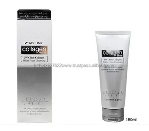 KOREAN COSMETICS 3w Clinic Collagen White Foam Cleansing nourishes tired skin during outside activities and tones up the skin