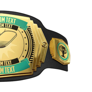 Cinturón de Campeonato Personalizable con Texto a Medida, Cinturón Deportivo de Alta Calidad para Cualquier Evento o Ganador - Product Image 3