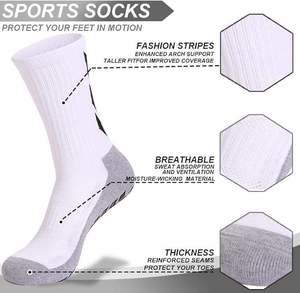 Custom sports grip <b>socks</b> Anti-slip silicon printed <b>socks</b> Pilates grippy <b>socks</b> for men Football grippy <b>socks</b> wholesale - Product Image 6