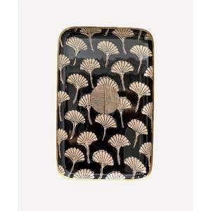 Plateau de service rectangulaire en métal doré motif léopard, décoratif, pour bijoux, bibelots et cosmétiques, idéal pour la maison et l'hôtel - Product Image 3