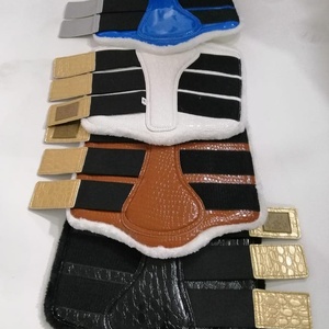 High Quality Custom Neoprene Faux Fur <b>Brushing</b> <b>Boots</b> Breathable Equestrian Horse Products Direct From Pakistan Manufacturer - Product Image 4