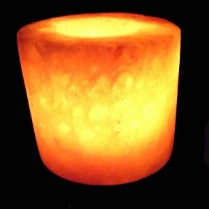 D Shape Himalayan Salt Rock Salt Pink Salt Candle Holder hand Made With a Hole Natural 100% Organic For Home Wedding Decoration - Product Image 3