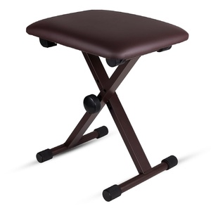 5 Core Keyboard <b>Bench</b> 2 Inch Padded <b>Cushioned</b> Piano Stool Height Adjustable 19" Guitar Seat Portable - Product Image 1