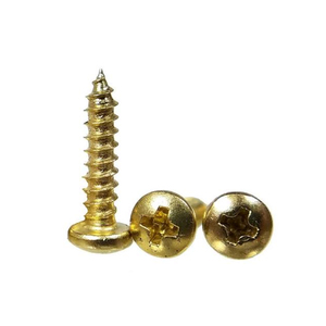 Tornillos de Cabeza Redonda Ranurada de Latón Sólido Personalizados para Muebles y Proyectos de Carpintería Decorativa - Product Image 2