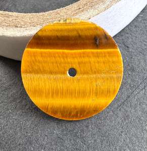 Cadran en pierre œil de tigre 28,50 mm d'épaisseur 1 mm Fabrication de montres automatiques - Product Image 2