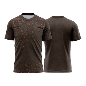 Maillot de football sublimé à col rond et manches courtes, personnalisable avec nom d'équipe et marque, service OEM, séchage rapide, respirant, léger, 100% coton - Product Image 3