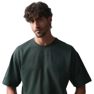 Men <b>Oversized</b> Crew <b>Neck</b> <b>T</b> <b>Shirt</b> Short Sleeve Drop Shoulder Relaxed Fit Casual Custom Wholesale Cotton Jersey Tee Apparel Top OEM - Product Image 3
