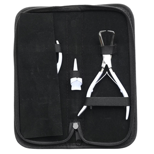 Juego de Herramientas de Maquillaje y Extensiones de Cabello de Acero Inoxidable MIANBRO ENTERPRISES para Uso Comercial, Incluye Pinzas y Anillos Micro - Product Image 5