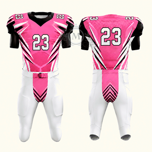 Nouvelle Arrivée - Ensembles d'uniformes de football américain pour hommes, personnalisables, vente en gros, manches courtes, respirants, grandes tailles pour équipe, MOQ 10 ensembles - Product Image 6