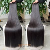 Paquetes de cabello vietnamita de doble estiramiento de cabello vietnamita crudo vendedor al por mayor 12A grado 100% cutícula alineada cabello virgen