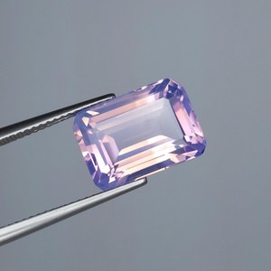 Natural Lavender Quartz Emerald Cut Loose Gemstone <b>Light</b> Purple Faceted Stone For Jewelry Making Wholesale Supplier - Product Image 4