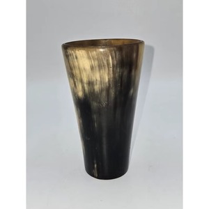 Tasse à boire en corne de buffle écologique faite à la main, forme naturelle, polie, imitation antique, objet de collection, Noël, REHMAN CRAFT - Product Image 5