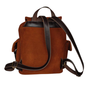 Sac à dos seau marron pour homme, nouveau design, durable, grande capacité, sac de voyage, doublure en polyester - Product Image 4