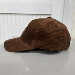 Custom Logo Corduroy Dad <b>Hat</b> 6 Panel Cotton Baseball Cap Multi Color Unisex Street Style Fashion <b>Hat</b> Gorras Wholesale - Product Image 2